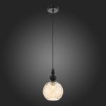 SL374.313.01 Подвес ST-Luce Черный/Янтарный E27 1*40W BACINETO