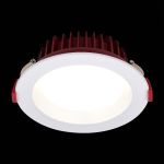 ST752.548.07 Св-к встр. Белый LED 1*7W 4000K 560Lm Ra80 100° IP44 D115xH47 100-240VV Встраиваемые светильники