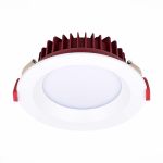 ST752.548.07 Св-к встр. Белый LED 1*7W 4000K 560Lm Ra80 100° IP44 D115xH47 100-240VV Встраиваемые светильники