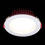 ST752.548.18 Св-к встр. Белый LED 1*18W 4000K 1 440Lm Ra80 100° IP44 D140xH52 100-240VV Встраиваемые светильники