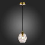 SL1188.303.01 Подвес ST-Luce Латунь/Коньячный E14 1*40W IDESIA