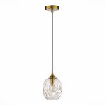 SL1188.303.01 Подвес ST-Luce Латунь/Коньячный E14 1*40W IDESIA