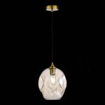 SL1188.313.01 Подвес ST-Luce Латунь/Коньячный E27 1*60W IDESIA