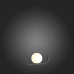 SL1581.403.01 Светильник подвесной ST-Luce Черный/Белый LED 1*8W 3200K BOTELLI