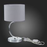 SLE105304-01 Прикроватная лампа Хром/Серый E14 1*40W LINDA
