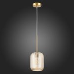 SL1154.333.01 Подвес ST-Luce Латунь/Коньячный E27 1*60W GRAN