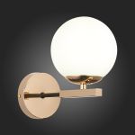 SLE106801-01 Светильник настенный Французское золото/Белый E14 1*40W SONCO