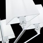 SLE107602-05 Светильник потолочный Хром/Белый E14 5*40W GRINDA