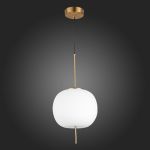 SL1621.213.01 Подвес ST-Luce Золотистый/Белый LED 1*25W 3000K LACUS