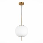 SL1621.213.01 Подвес ST-Luce Золотистый/Белый LED 1*25W 3000K LACUS