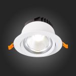 ST211.538.15.24 Св-к встр. Белый LED 1*15W 3000K 1 125Lm Ra80 24° IP20 D109xH65 220-240V Встраиваемые светильники