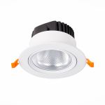 ST211.538.15.24 Св-к встр. Белый LED 1*15W 3000K 1 125Lm Ra80 24° IP20 D109xH65 220-240V Встраиваемые светильники