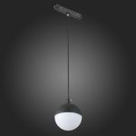 ST358.443.07 Магнитный трековый светильник подвесной Черный LED 1*7W 4000K 520Lm Ra&gt;80 120° IP20 D90xH90 48V SKYLINE 48