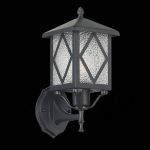 SL084.401.01 Светильник уличный настенный ST-Luce Черный/Черный, Прозрачный E27 1*60W LORNE