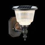 SL9502.401.01 Светильник уличный настенный ST-Luce Черный/Черный, Прозрачный LED 1*2W 3000-6000K SOLARIS