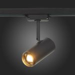 ST600.436.12 Св-к трек. Zoom Черный LED 1*12W 3000K 1 200Lm Ra&gt;80 15-60° IP20 L137xW59xH178 170-240VV Однофазная трековая система