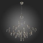 SL797.113.114 Люстра подвесная ST-Luce Хром, Прозрачный LED 114*0,45W 3000K GRAVETTA