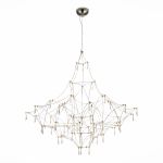 SL797.113.114 Люстра подвесная ST-Luce Хром, Прозрачный LED 114*0,45W 3000K GRAVETTA
