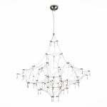 SL797.113.114 Люстра подвесная ST-Luce Хром, Прозрачный LED 114*0,45W 3000K GRAVETTA