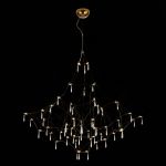 SL797.213.114 Люстра подвесная ST-Luce Золотистый, Прозрачный LED 114*0,45W 3000K GRAVETTA