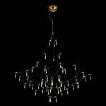 SL797.213.114 Люстра подвесная ST-Luce Золотистый, Прозрачный LED 114*0,45W 3000K GRAVETTA
