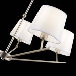 SLE300102-05 Светильник потолочный Никель/Белый E14 5*40W DENICE