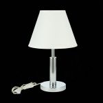 SLE111304-01 Прикроватная лампа Хром/Белый E14 1*40W MONZA