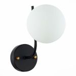 SLE1098-401-01 Светильник настенный Черный/Белый E27 1*60W CIANE