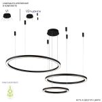 Люстры Crystal Lux FORTUNA SP158W LED BLACK FORTUNA