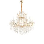Люстры iLAMP 6071-18 GD+CL Diamond