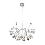 SL411.113.45 Люстра подвесная ST-Luce Серебристый/Дымчатый G4 45*1,5W RICCARDO