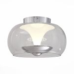 SL477.102.01 Светильник потолочный ST-Luce Хром/Прозрачный, Белый LED 1*15W 4000K SOBRIO