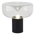 SL6014.424.01 Прикроватная лампа ST-Luce Черный/С пузырьками воздуха LED 1*5W 3000K RIPPLE