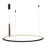 *SL6131.403.42 Светильник подвесной ST-Luce Черный/Черный, Терракотовый LED 1*42W 4000K SHAPE