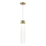 SL6236.303.01 Светильник подвесной ST-Luce Латунь/Прозрачный LED 1*12W 4000K CHAMPAGNE