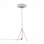 SL949.205.08 Торшер ST-Luce Красное золото/Красное золото, Черный G4 LED 8*3W GALASSIA