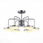 SLE120.102.06 Люстра потолочная ST-Luce Хром/Белый LED 6*12W 4000K PRATICO