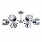 *SLE155402-06 Светильник потолочный Хром/Дымчатый E27 6*60W
