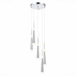*SLE200113-05 Светильник подвесной Хром/Хром, Белый LED 5*7W 4000K