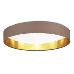 SLE300572-01 Светильник потолочный Никель/Темно-бежевый, Золотистый LED 1*50W 3000K/4000K/5000K BRESCIA