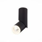 ST107.442.10 Светильник потолочный Черный LED 1*10W 4000K 780Lm Ra&gt;80 D50xH168 170-240V Накладные светильники