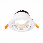 ST211.538.10.24 Св-к встр. Белый LED 1*10W 3000K 750Lm Ra80 24° IP20 D109xH65 220-240V Встраиваемые светильники