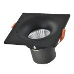 ST259.438.10 Св-к встр. Черный LED 1*10W 3000K 700Lm Ra&gt;90 60° IP44 L100xW100xH40 85-265V Встраиваемые светильники