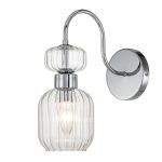 Настенные светильники Escada 1141/1A Chrome/Beige