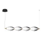 *SL6130.403.24 Светильник подвесной ST-Luce Черный/Белый, Дымчатый LED 1*28W 3000K ICE