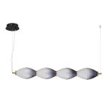 *SL6130.403.24 Светильник подвесной ST-Luce Черный/Белый, Дымчатый LED 1*28W 3000K ICE