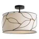 *SL6228.402.03 Светильник подвесной ST-Luce Черный/Бежевый E27 3*60W ROOT