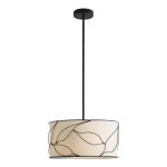 *SL6228.413.03 Светильник подвесной ST-Luce Черный/Бежевый E27 3*60W ROOT