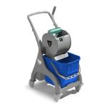 Уборочная тележка TTS Nick 15, роликовый отжим Dry, колеса d 80 мм., одноведерная