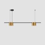 Подвесные светильники Denkirs DK4061-BK+SG Orbit